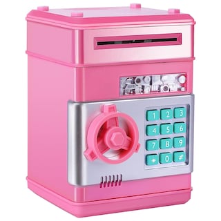 Foto 1 | Alcancía Electrónica Diseño De Caja Fuerte Mila Lady Bugg