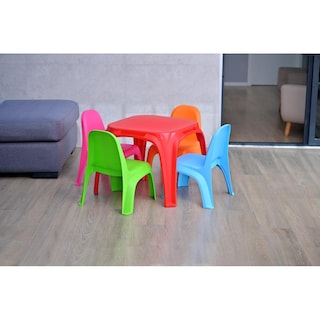Foto 2 | Sillas Y Mesa Infantil 5 Piezas Para Actividades Jugar