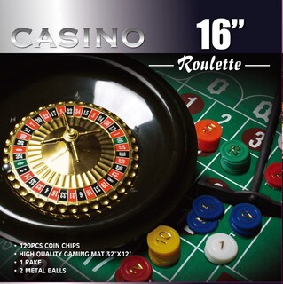 Foto 1 | Juego De Ruleta Casino Da Vinci De 16 Pulgadas Con 120 Fichas - Venta Internacional.