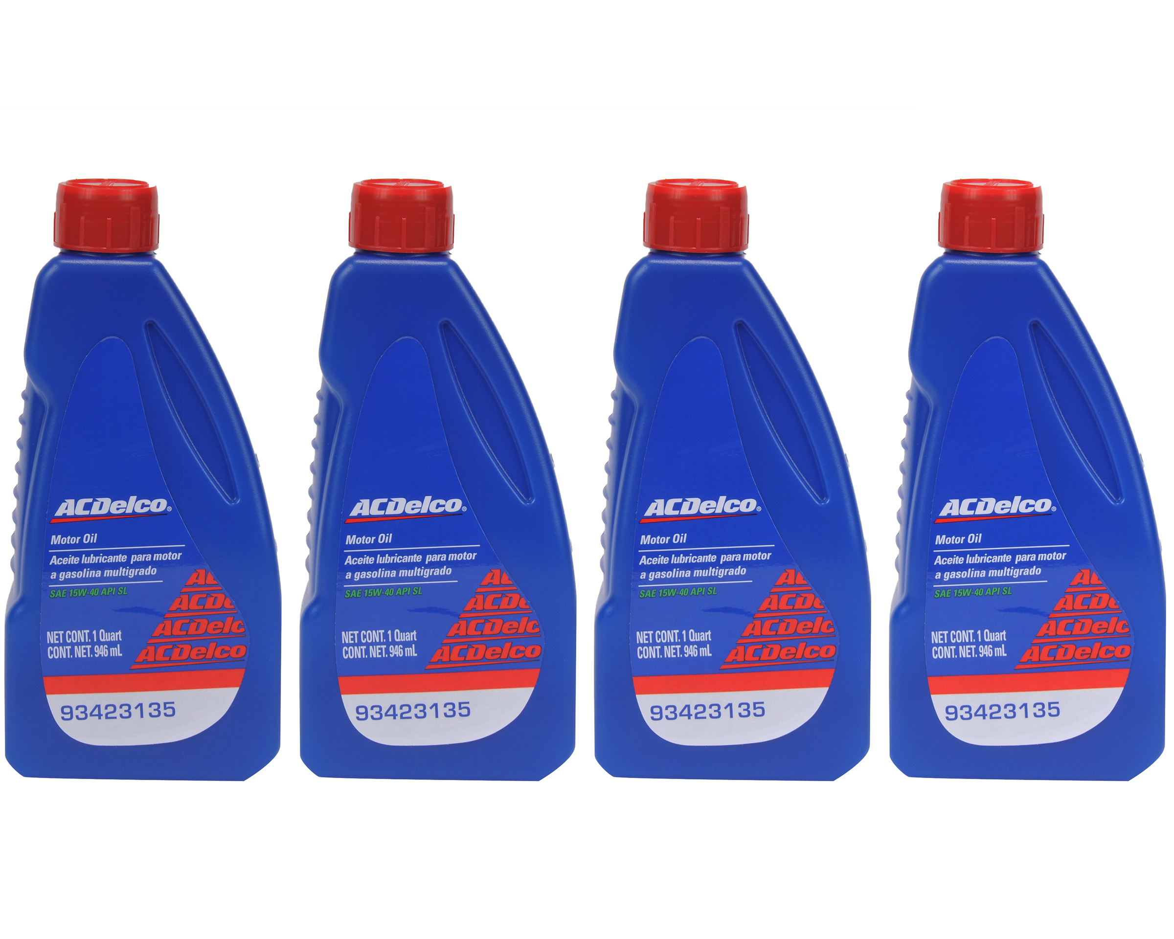 Foto 2 pulgar | Aceite para Motor 15w40 ACDelco Sl Multigrado Gasolina 4 Piezas de 946 ml