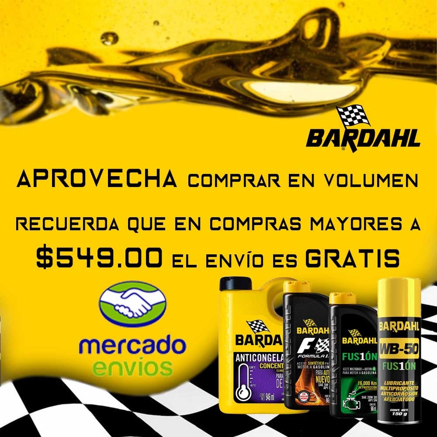 Foto 4 pulgar | Aceite Multigrado Bardahl para Motor de 5l