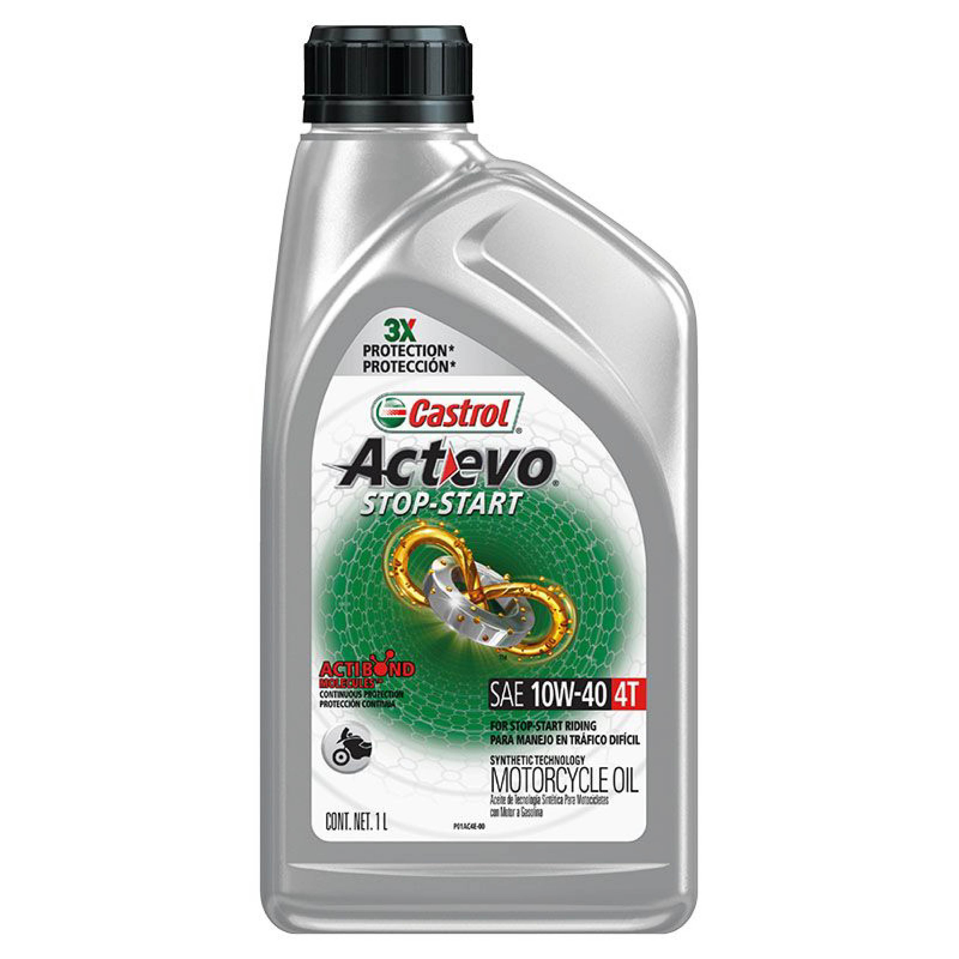 Foto 2 pulgar | Aceite para Motocicleta Sintético 10w40 Actevo Castrol Litro