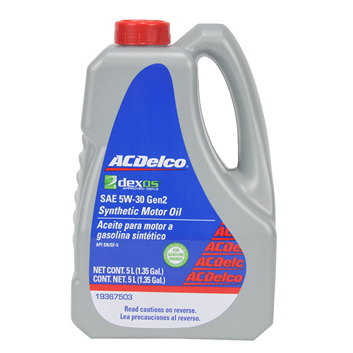 Aceite Sintético 5W30 sintético Dexos Gen 2 Garrafa 5 litros