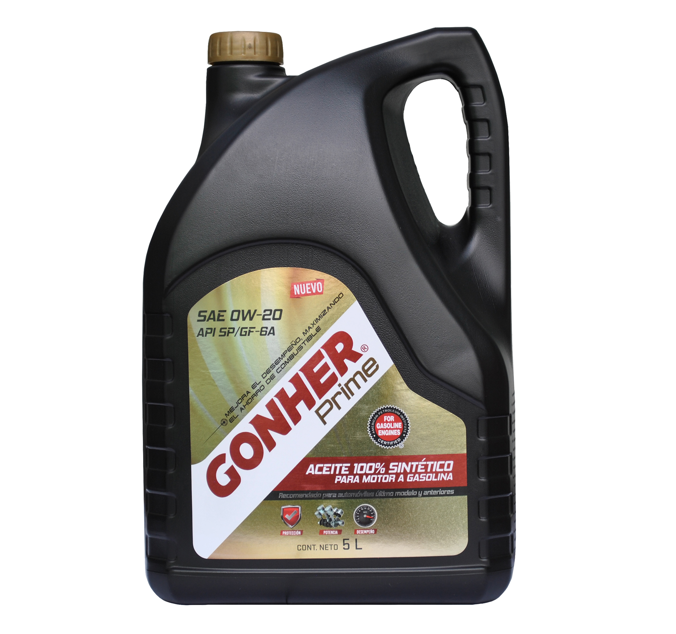 Aceite 100% Sintético para Motor Gonher de 5 L