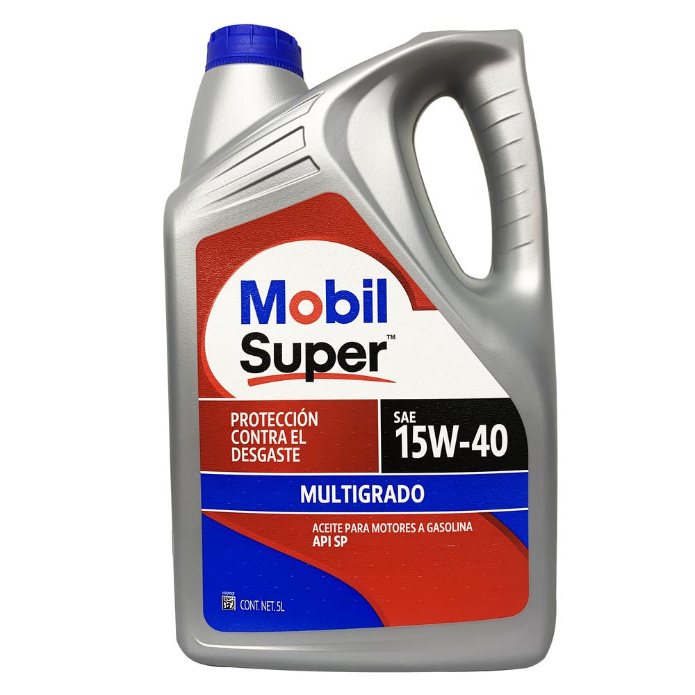 Foto 2 pulgar | Aceite de Motor Mobil Super 15W40 Multigrado 5 Litros