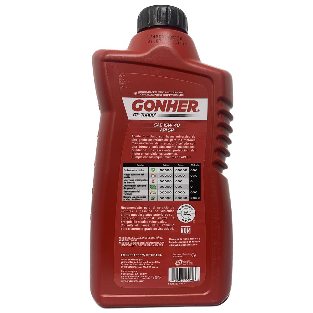 Foto 2 | Aceite de Motor Gonher Gt Turbo de 946 ml