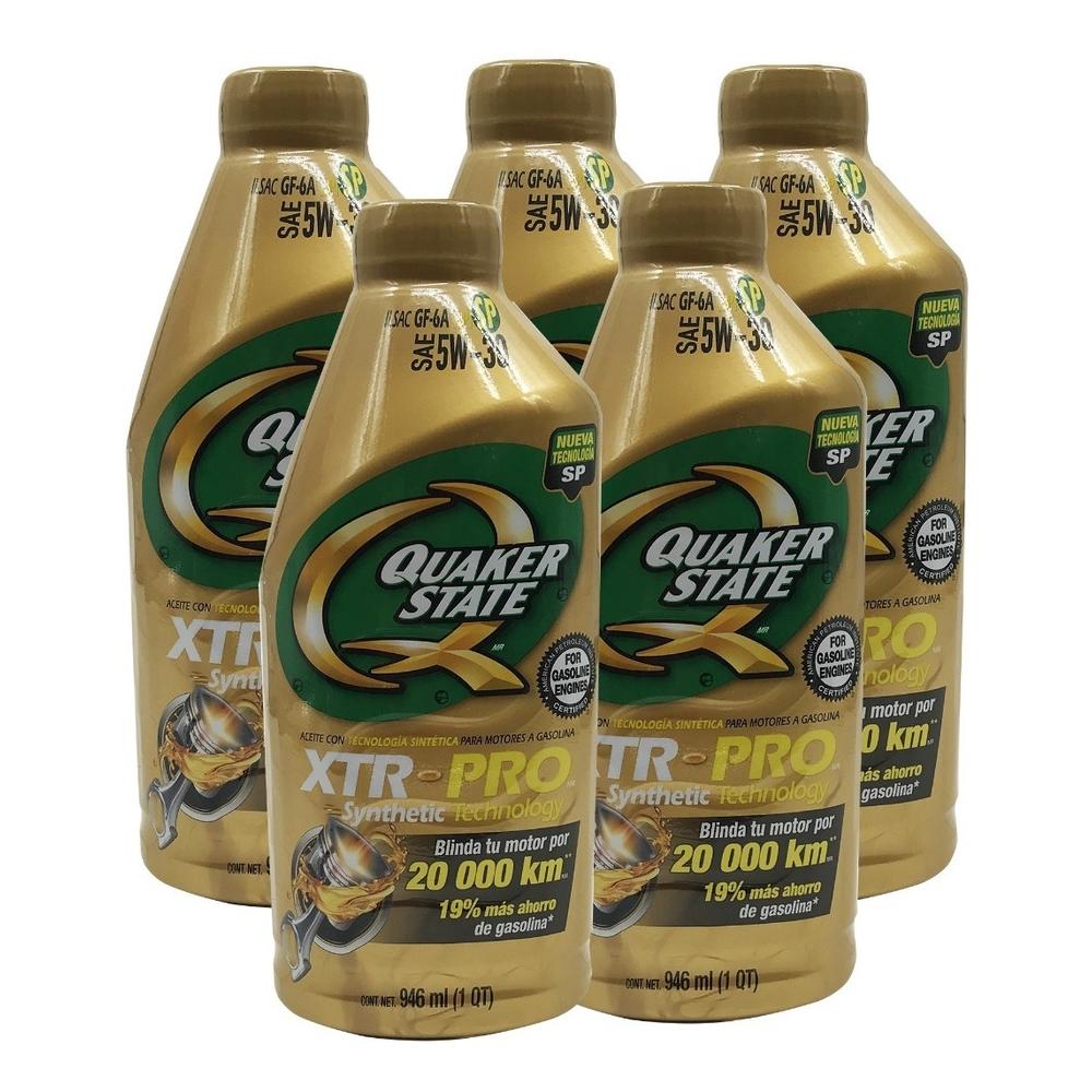 Aceite de Motor Semi Sintético Quaker State 5w30 5 Litros