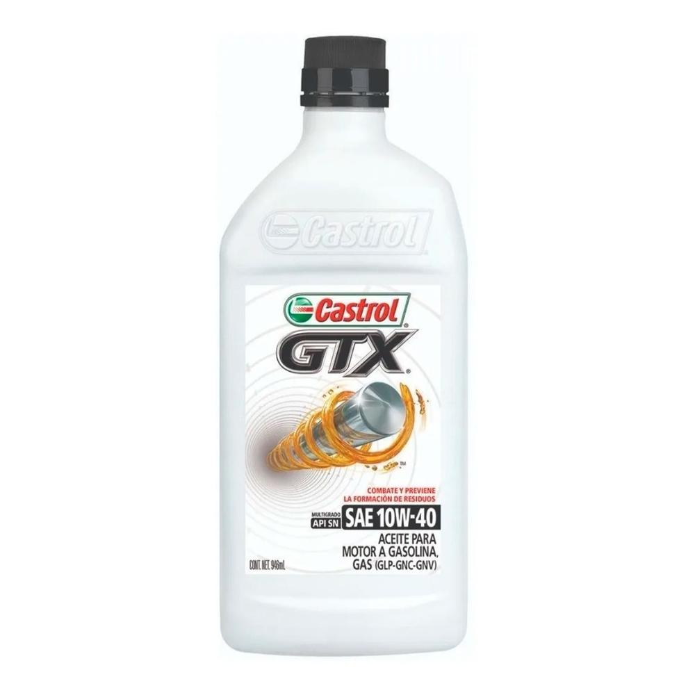 Foto 2 pulgar | Aceite de Motor Mineral Castrol 10W40 1 Litro