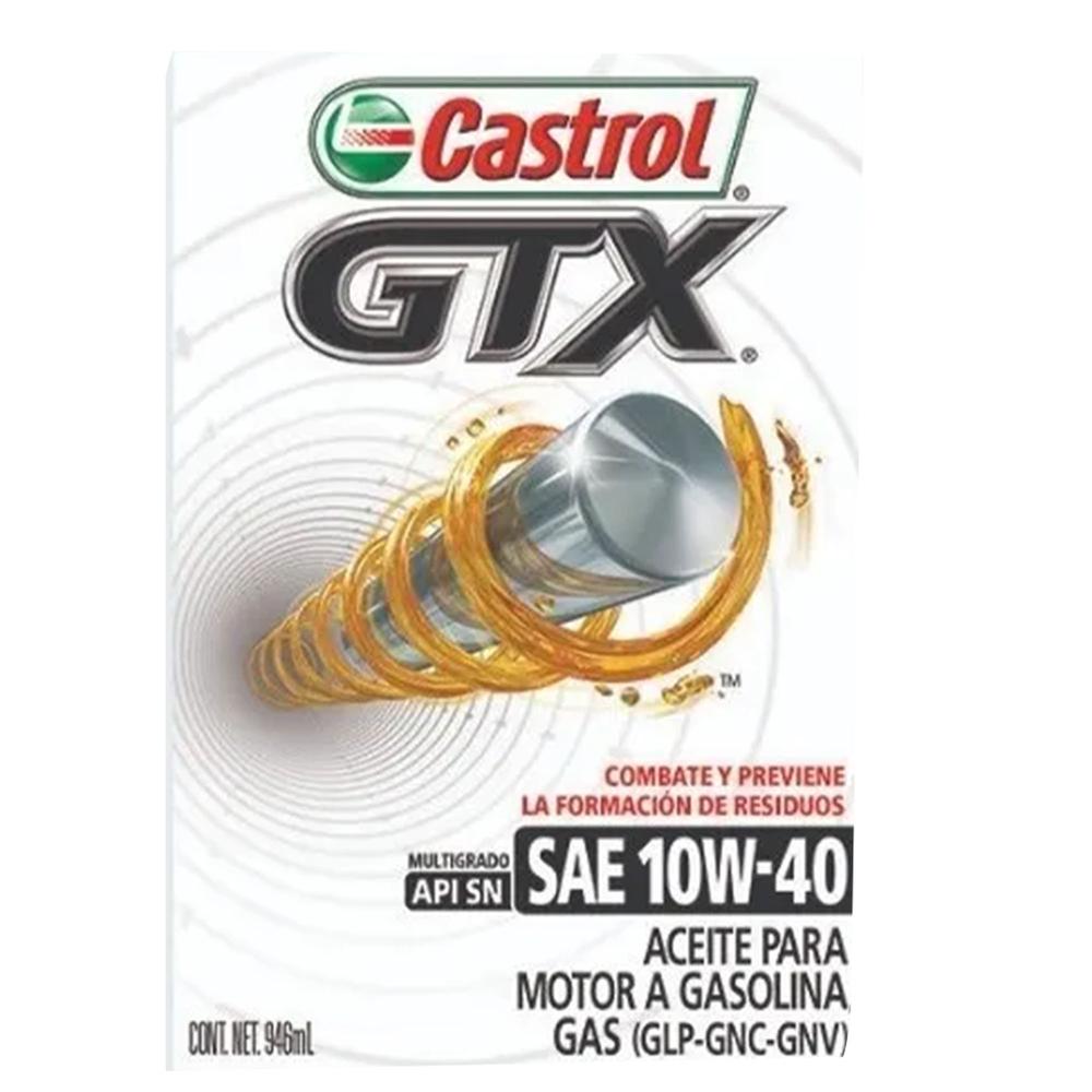 Foto 3 pulgar | Aceite de Motor Mineral Castrol 10W40 1 Litro