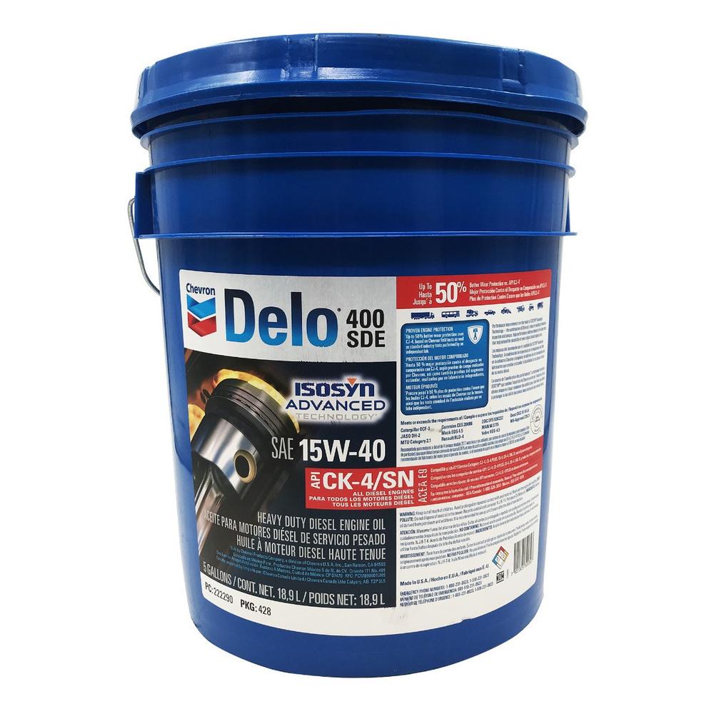 Cubeta Aceite 15w40 Chevron Delo 400 Ck-4 19l