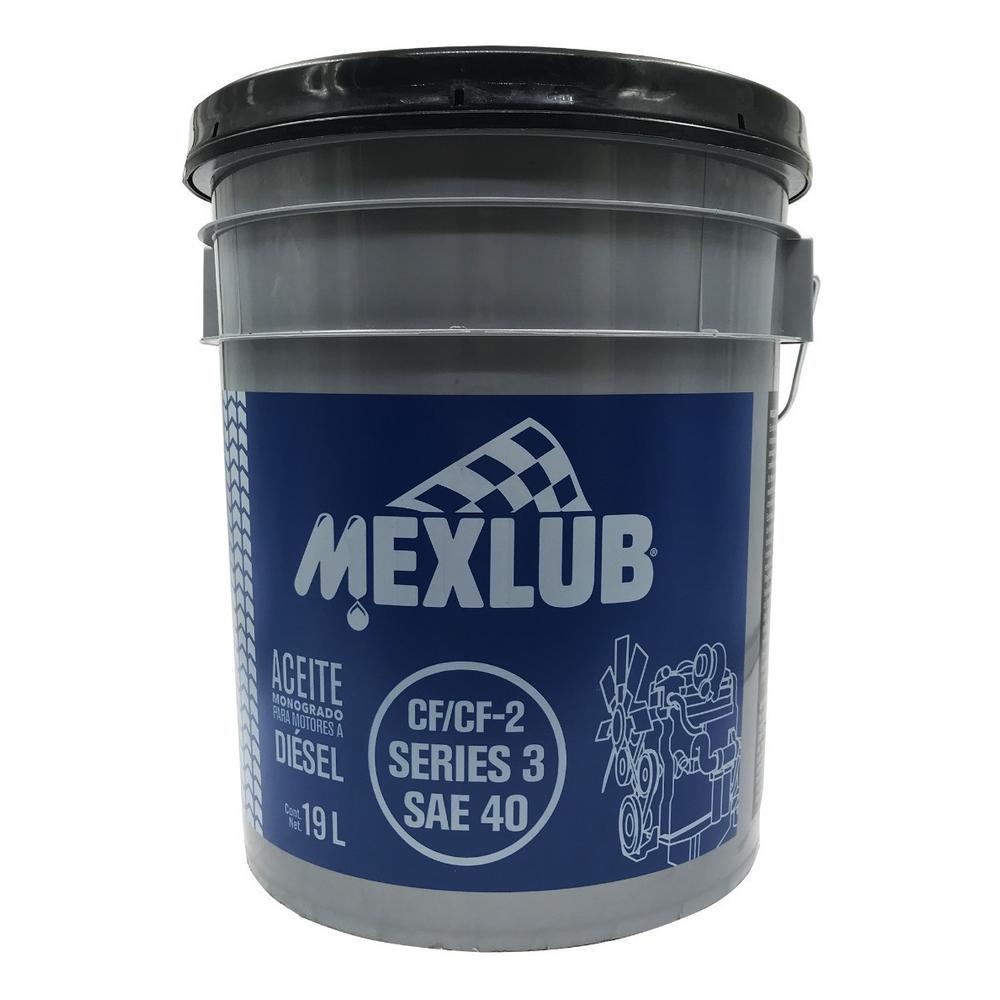 Cubeta de Aceite Mexlub SAE 40 Series 3 CF/CF-2 19 L