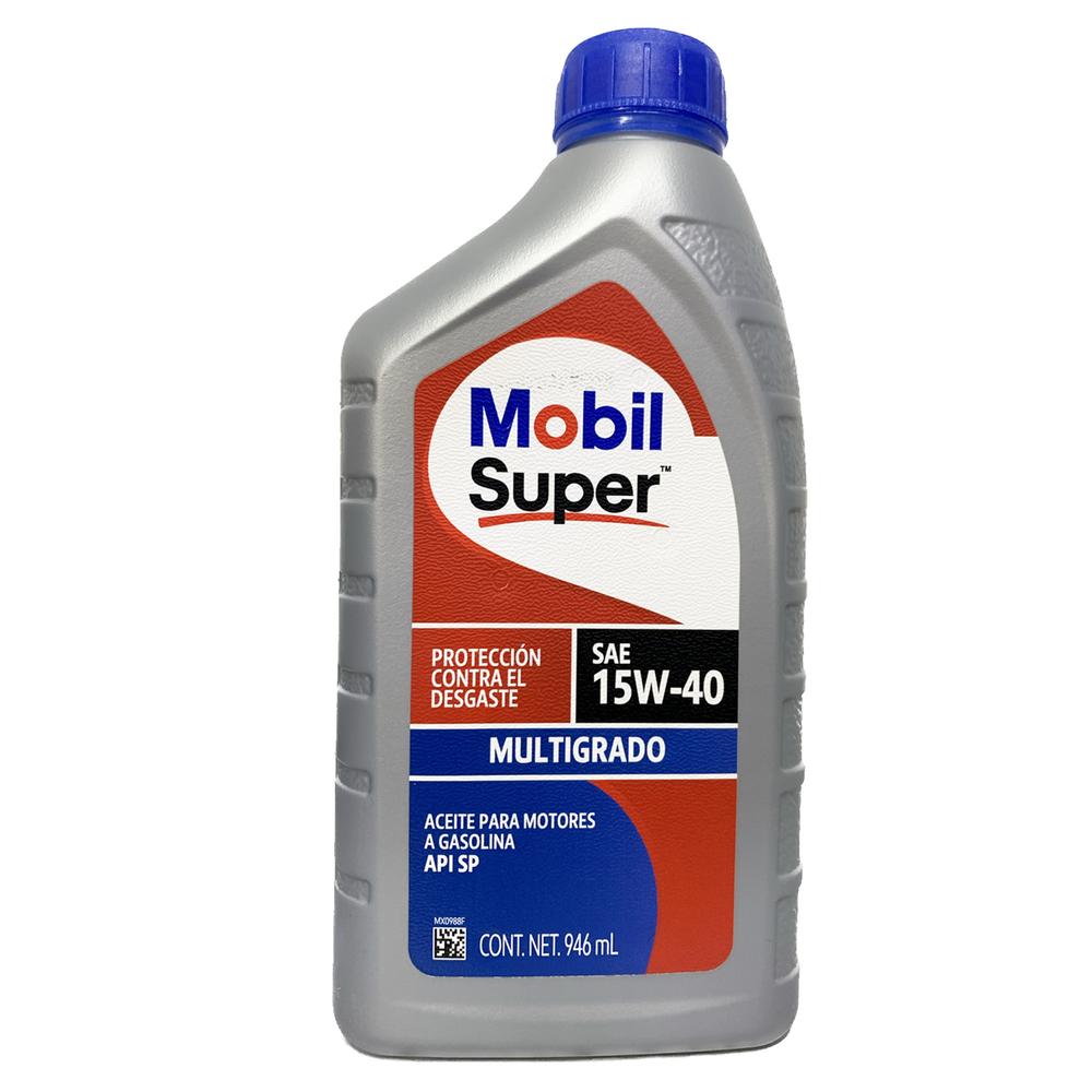 Aceite De Motor 1 Litro 15w40 Mobil Super Multigrado