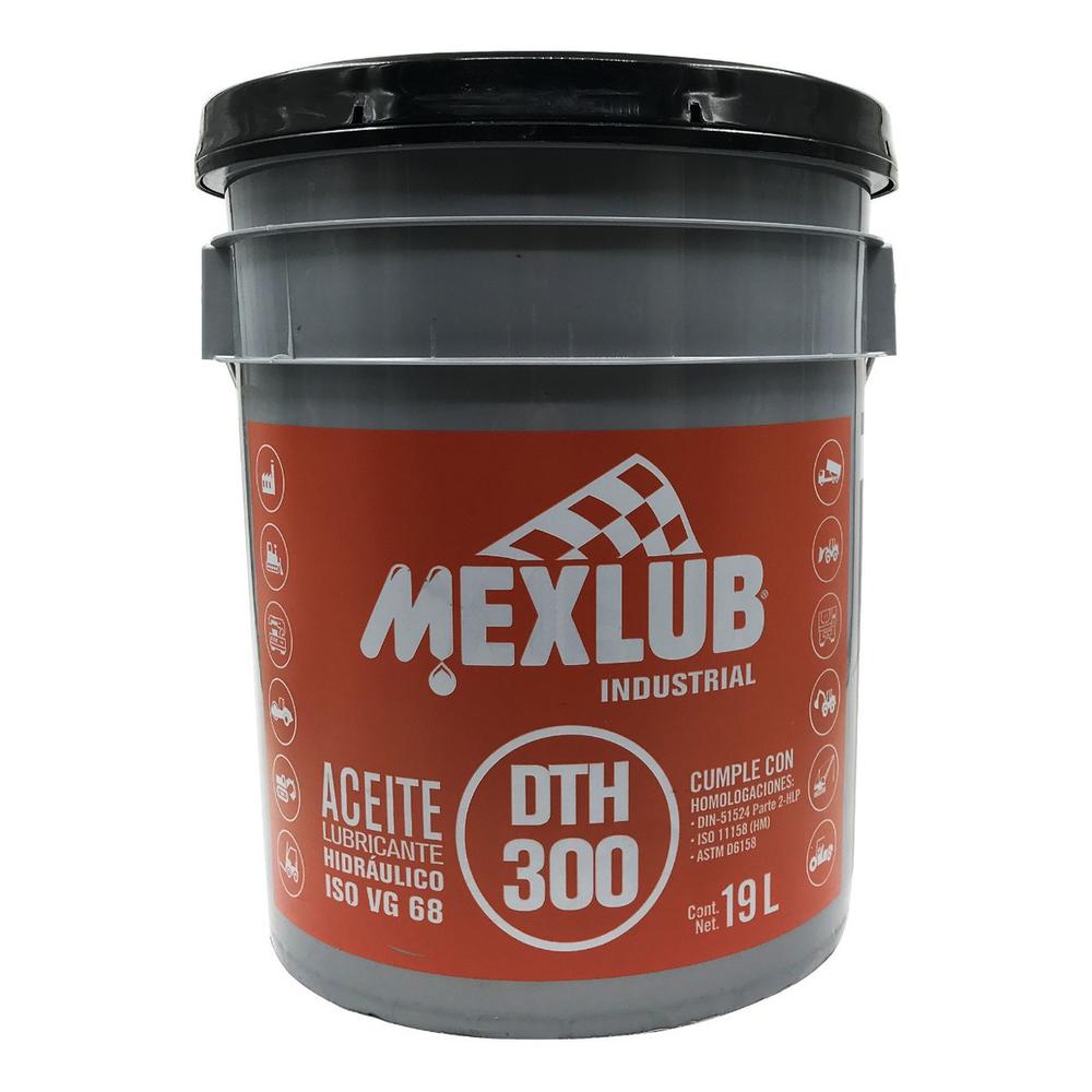 Foto 2 pulgar | Aceite Hidraulico Mexlub Dth300 Cubeta 19 Litros