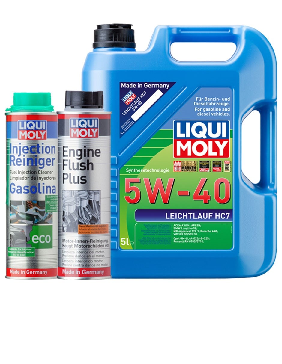 Paquete de Afinación Liqui Moly Leichtlauf Hc7 5w-40 $1,983
