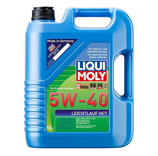 Foto 2 pulgar | Aceite Liqui Moly Leichtlauf Hc7 5w-40 de 5 L