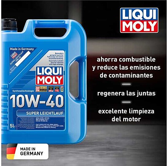 Foto 5 pulgar | Aceite  Liqui Moly  Super Leichtlauf 10w-40