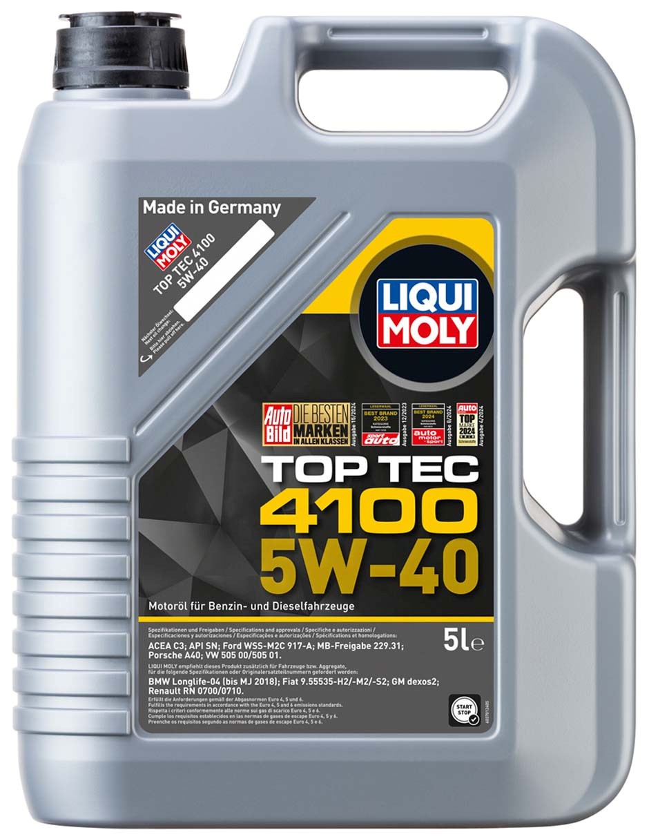 Aceite Liqui Moly Top Tec 4100 5w-40