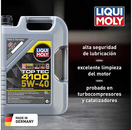 Foto 5 pulgar | Aceite Liqui Moly Top Tec 4100 5w-40