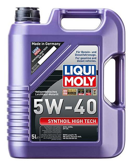 Foto 2 pulgar | Aceite Sintético 5w40 Liqui Moly Synthoil High Tech 5l