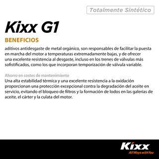 Foto 5 | Aceite De Motor Sintético Kixx G1 Sp 5w-20, 4l
