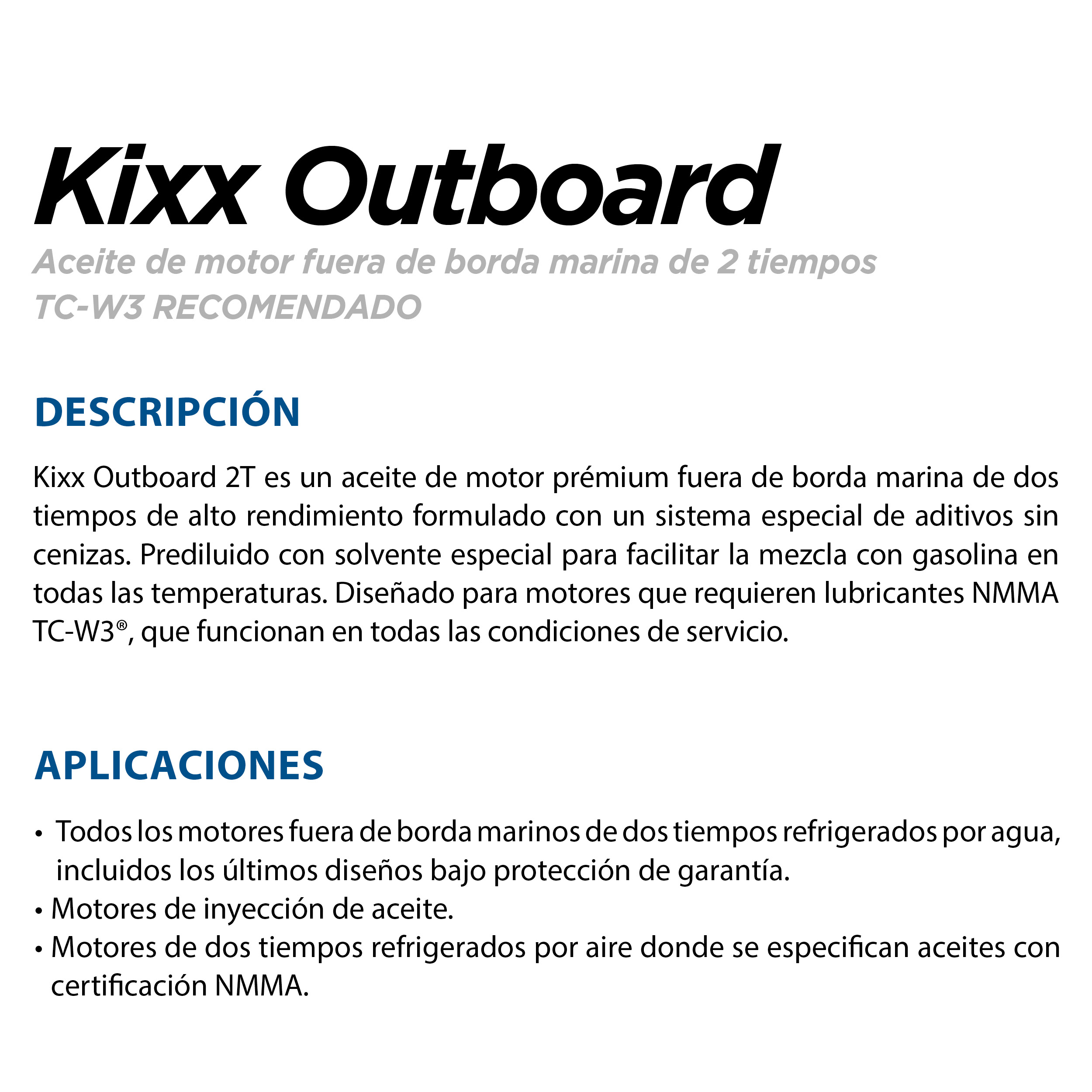 Foto 3 pulgar | Aceite Para Motor Fuera De Borda Kixx Outboard 2t