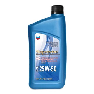 Foto 1 | Aceite Para Motor A Gasolina Chevron Alto Kilometraje 25w-50 12pz
