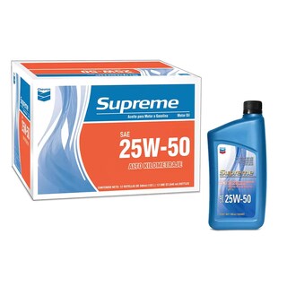 Foto 2 | Aceite Para Motor A Gasolina Chevron Alto Kilometraje 25w-50 12pz