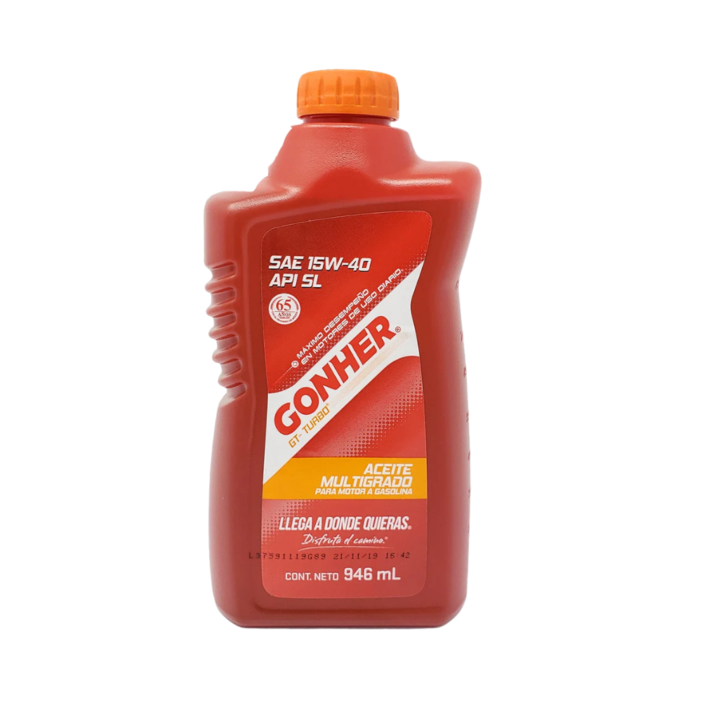 Foto 2 pulgar | Aceite Gonher Sae 15w-40 Api Sl 946ml