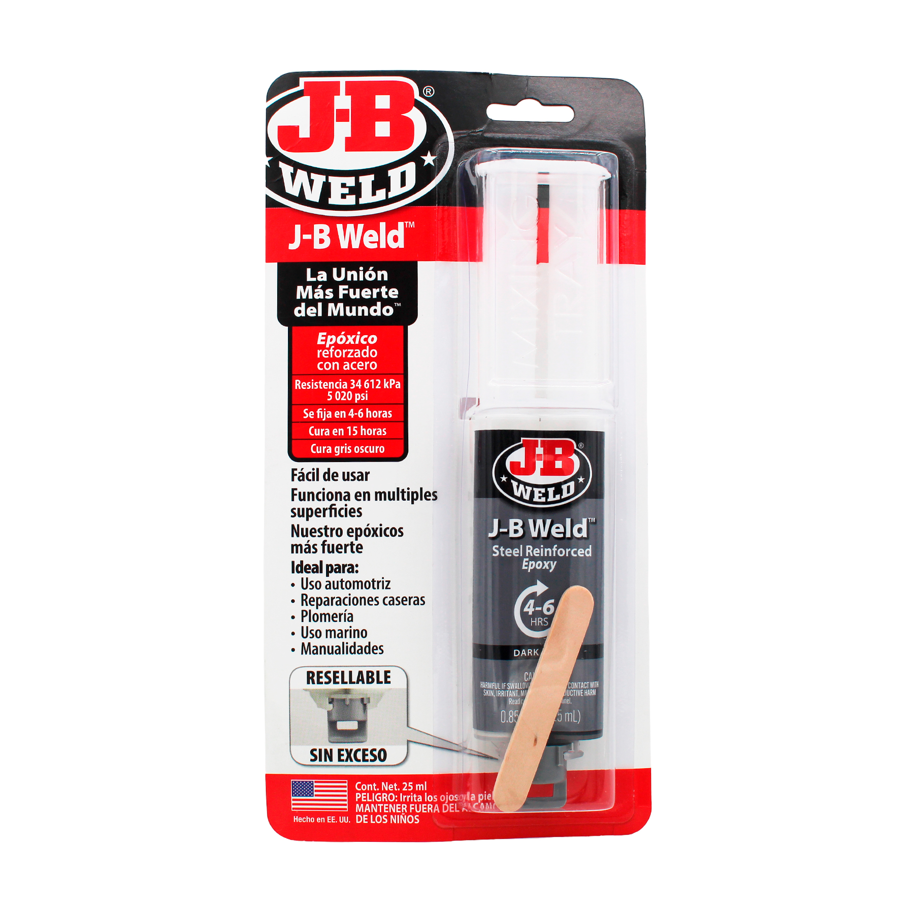 Foto 2 pulgar | J-b Weld  Jeringa Original De Soldadura Fria  50165spa  25ml.
