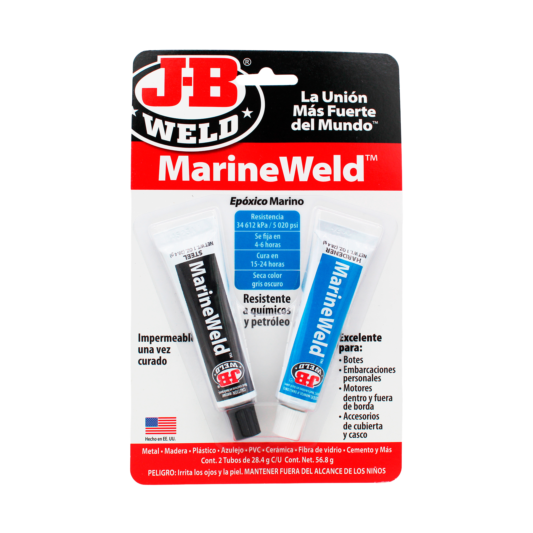 Foto 2 pulgar | J-b Weld  Adhesivo Epoxico A Prueba De Agua  8272spa  56.8gr.