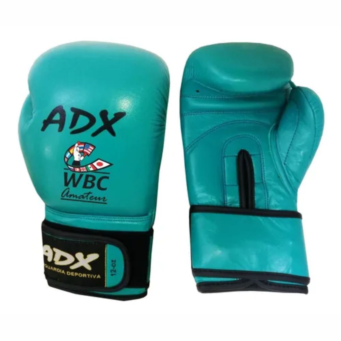 Foto 2 pulgar | Guantes de Box Adx Oficial Wbc con Relleno Multicapas Piel color Verde
