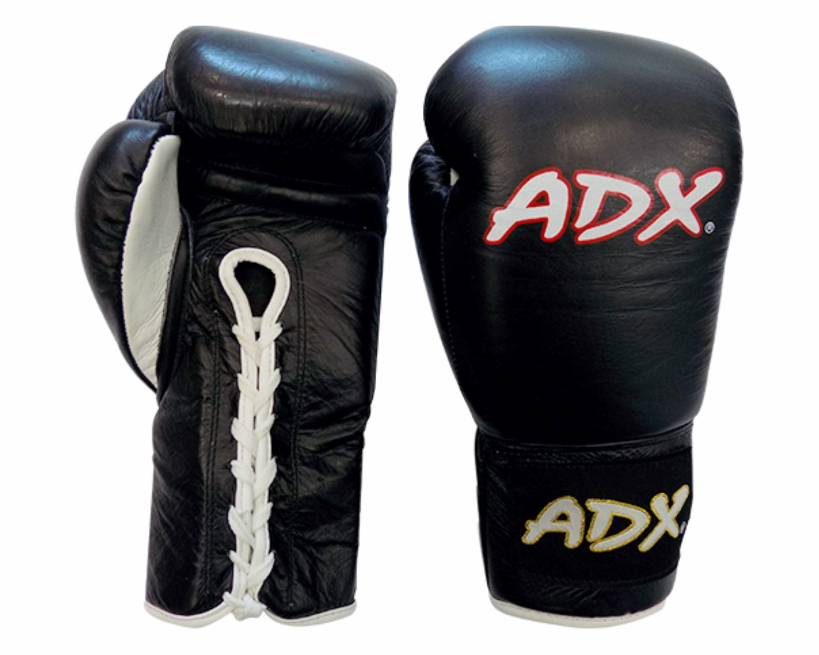 Foto 2 pulgar | Guantes de Box Adx color Negro con Protección en Muñeca Relleno Multicapas de Piel Pk