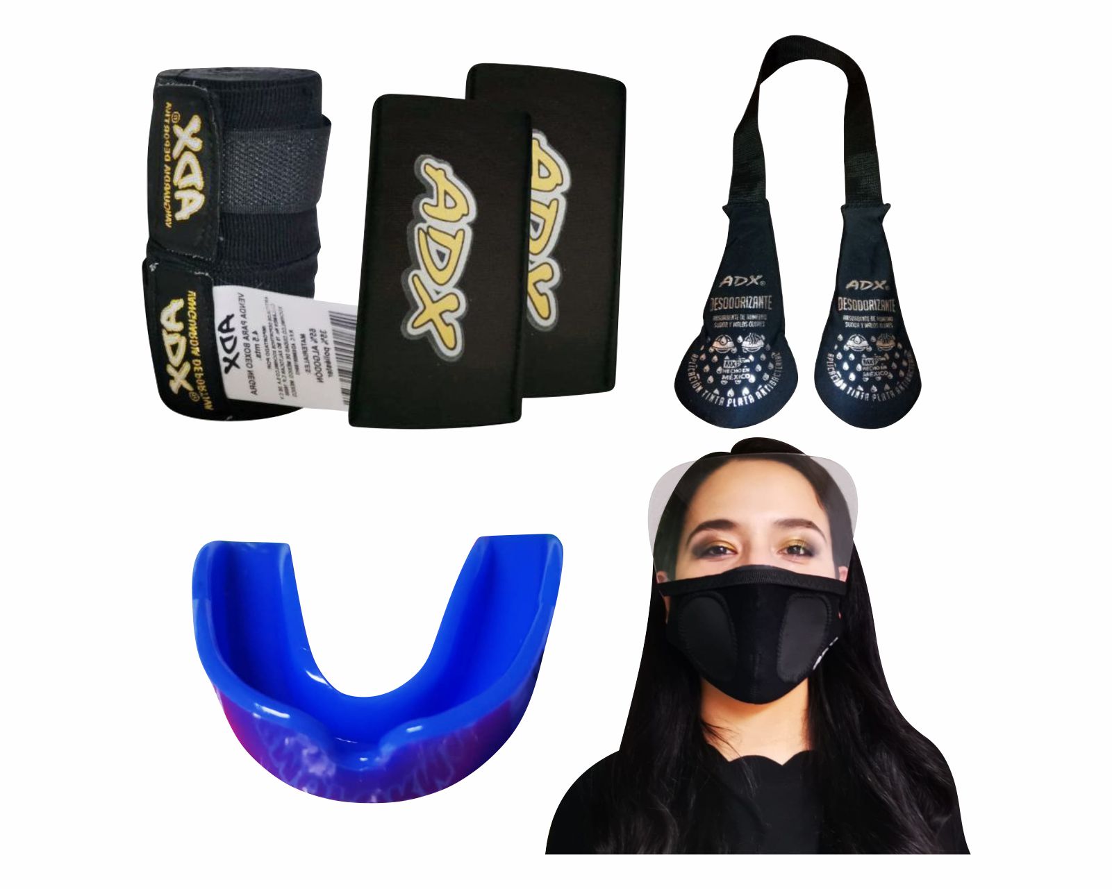 Foto 4 pulgar | Guantes de Boxeo Adx Hard Training Unisex más Complementos color Negro