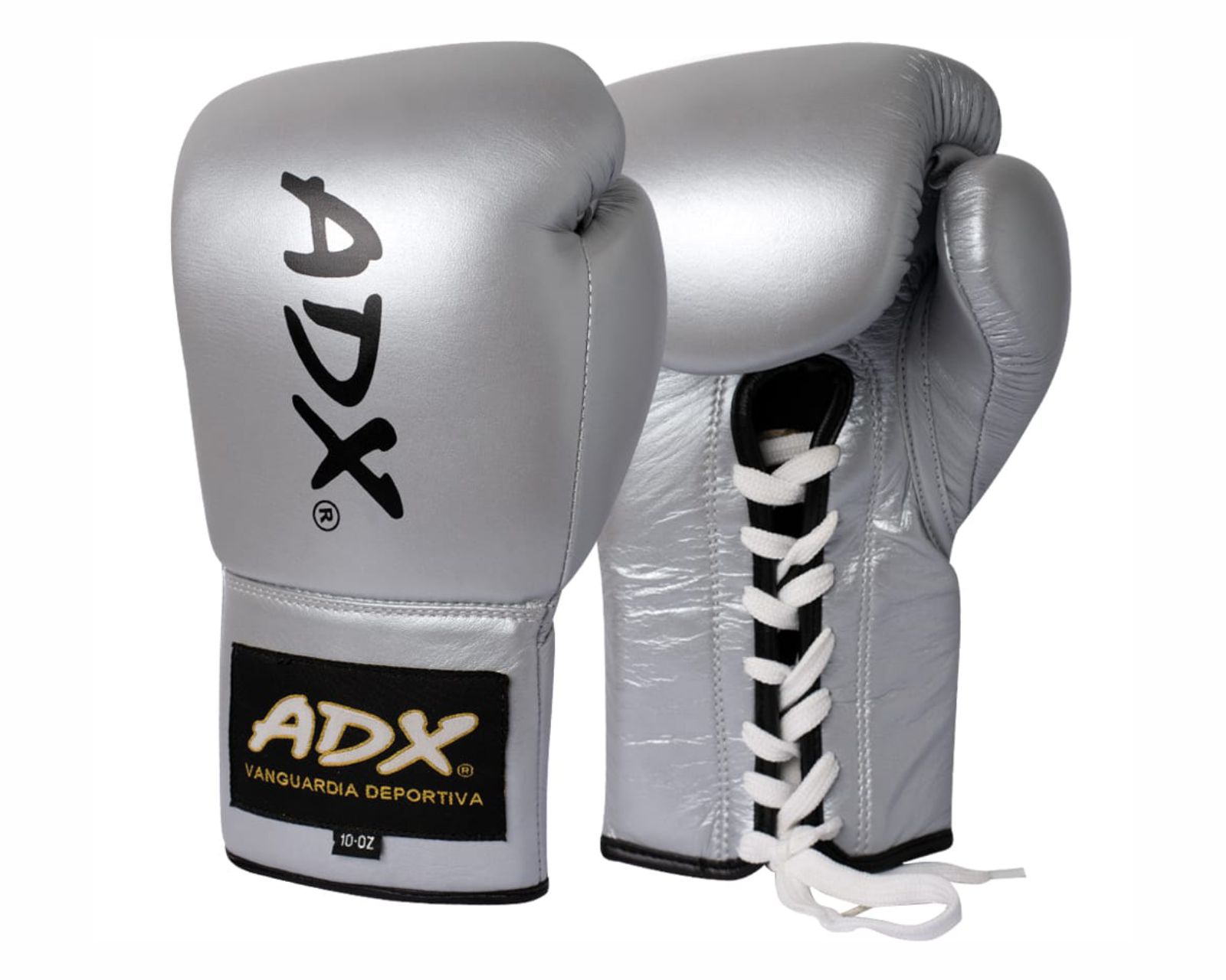 Foto 2 pulgar | Guantes de Boxeo Adx de Piel Profesional con Relleno Multicapas color Plata