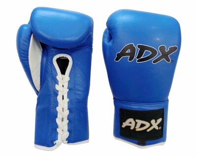 Foto 1 | Guantes de Boxeo Adx de Piel Profesional con Relleno Multicapas color Azul
