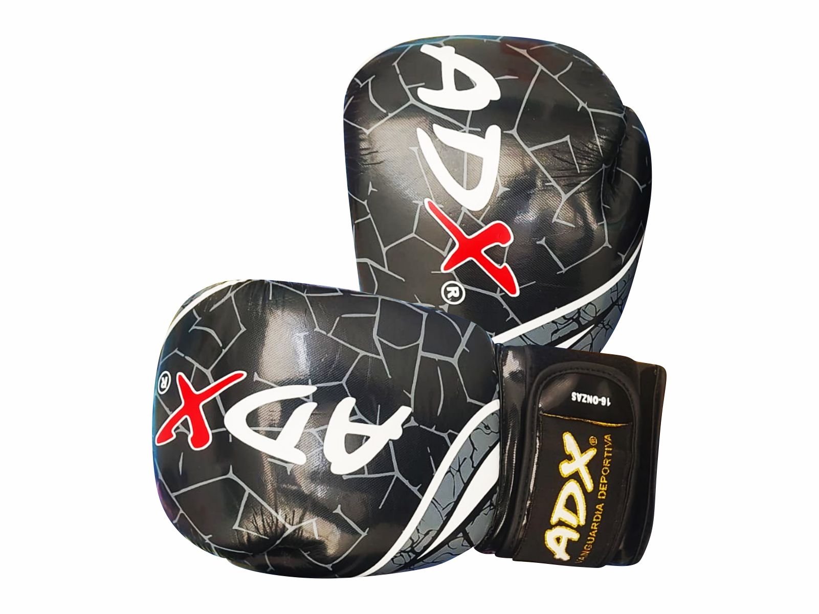 Guantes de Entrenamiento Adx Tribal 2 P color Gris para Box Pu más Complementos