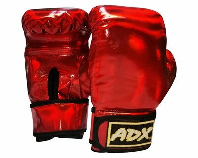 Foto 2 | Guante Boxeo Adulto Adx Rojo Agresivo Metálico Pu Uso Rudo