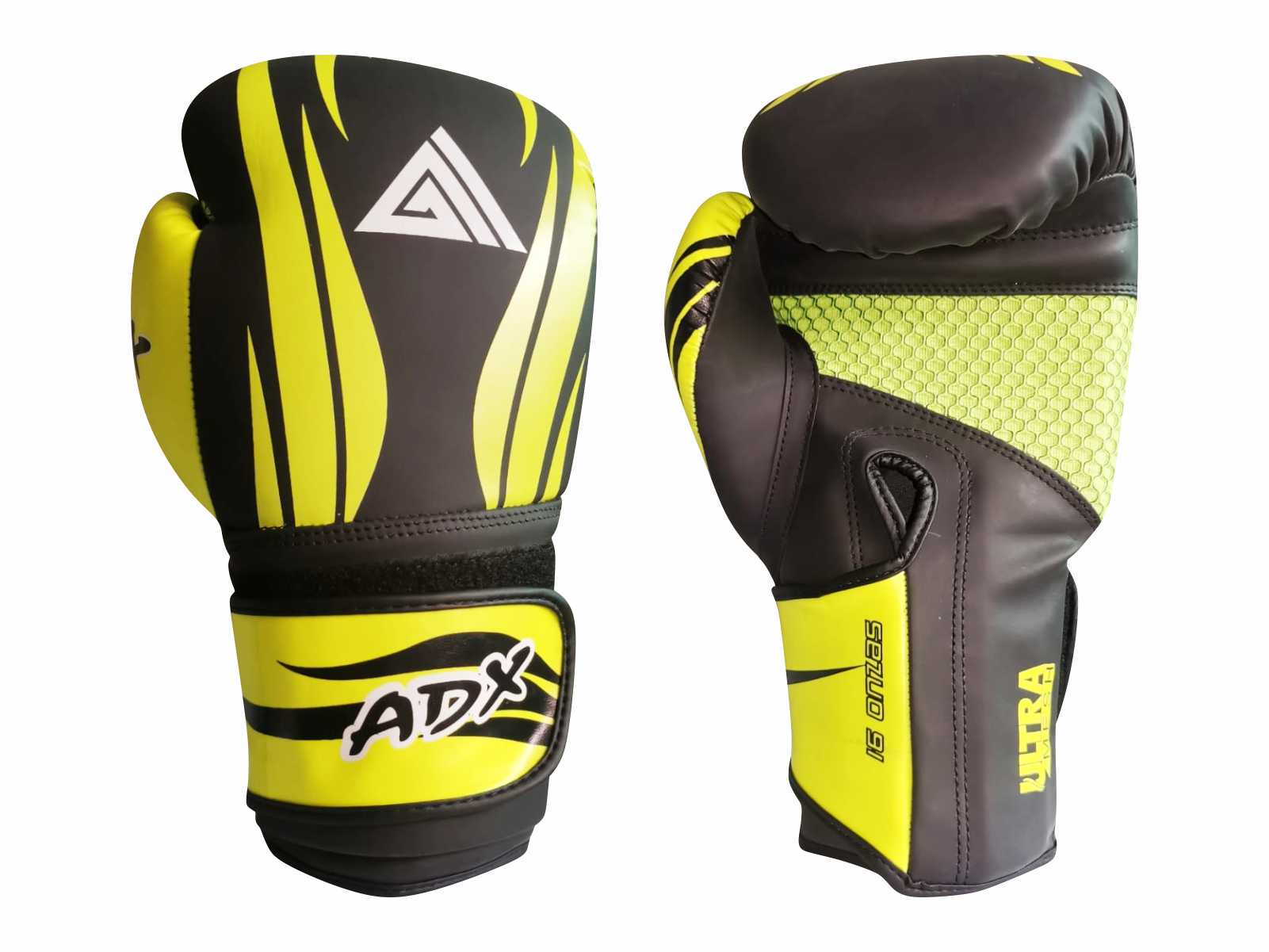 Foto 3 pulgar | Kit 2 Guantes de Entrenamiento para Box Mod Alipk + Complementos color Amarillo 14 Oz