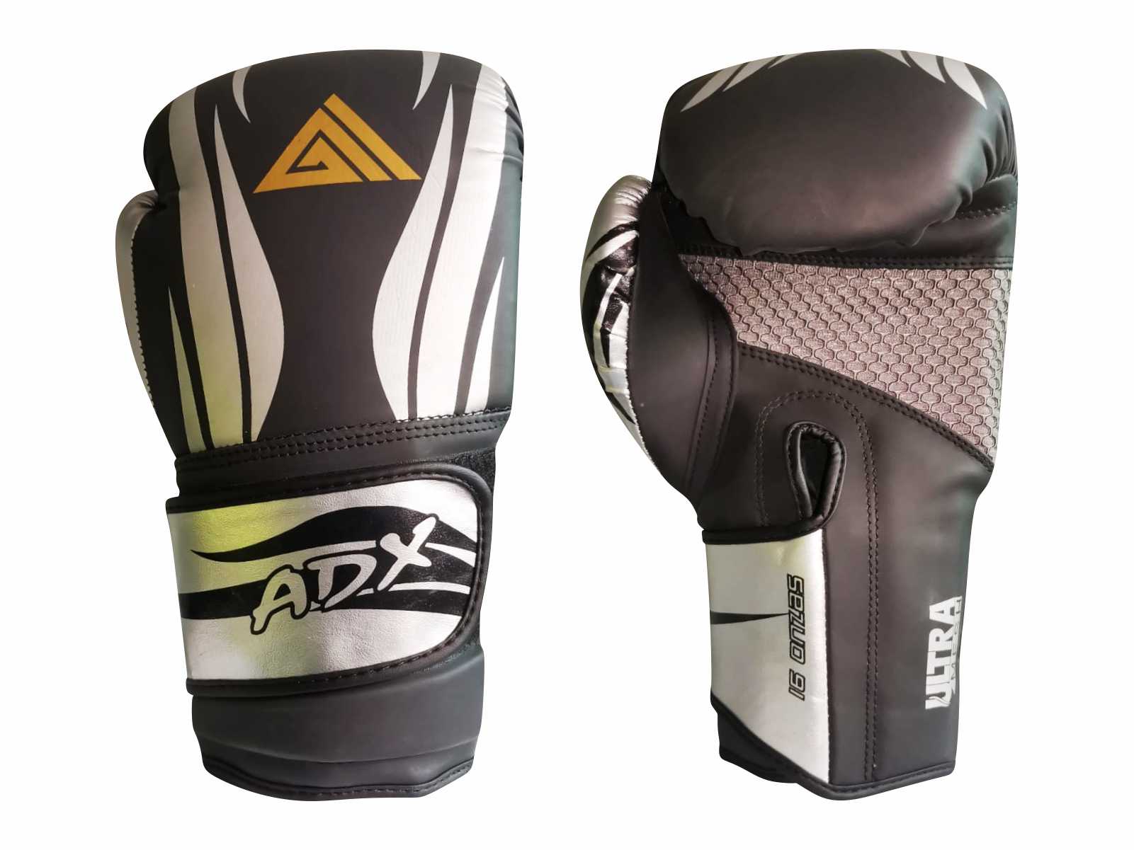 Foto 3 pulgar | Kit 2 Guantes de Entrenamiento para Box Mod Alipk + Complementos color Plateado 10 Oz