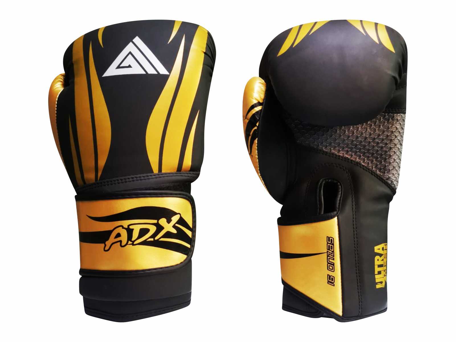 Foto 4 pulgar | Kit 2 Guantes de Entrenamiento para Box Adx Alipk más Complementos Dorado 16 Oz