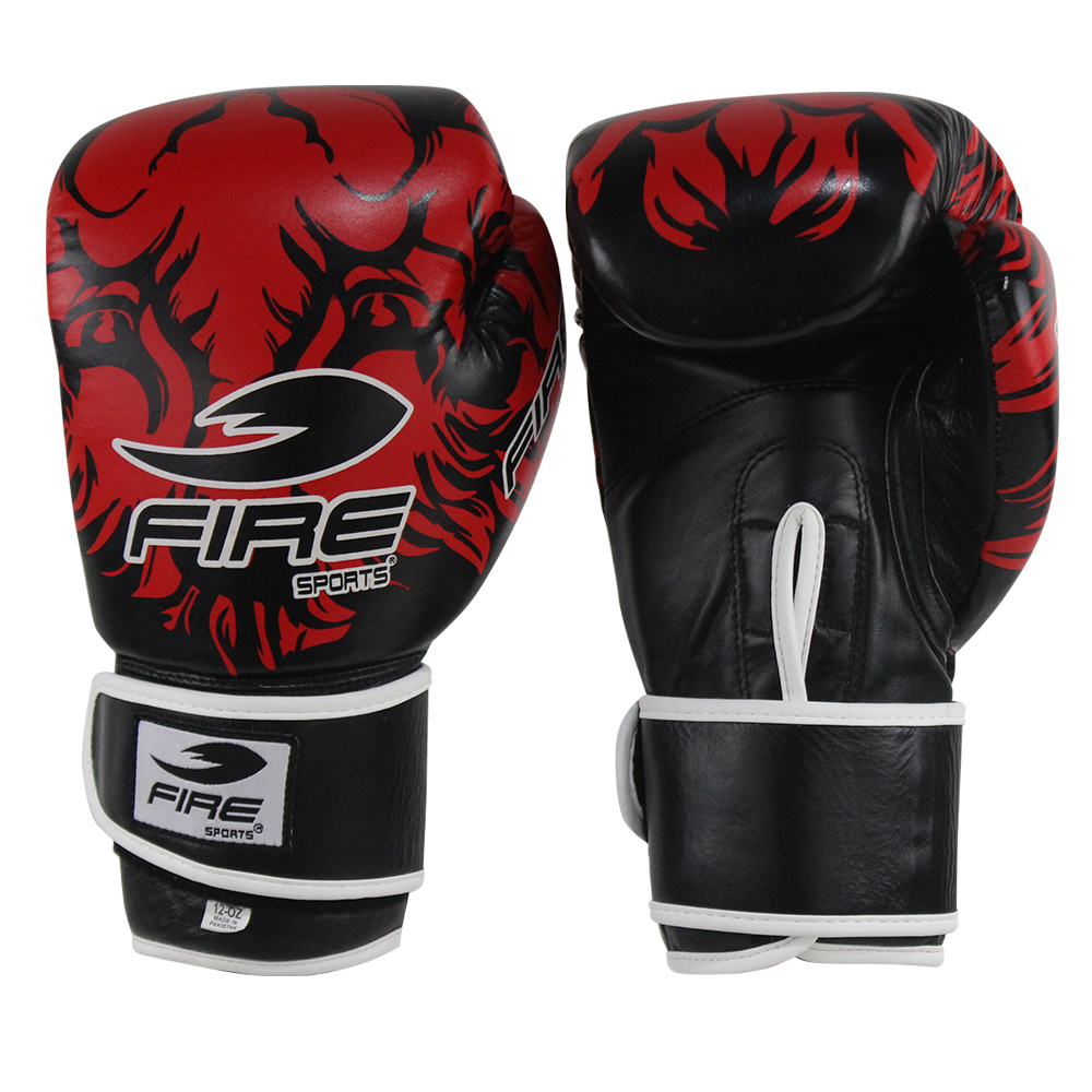 Foto 3 pulgar | Guantes de Box Piel Fire Sports Entrenamiento Tigre 12oz