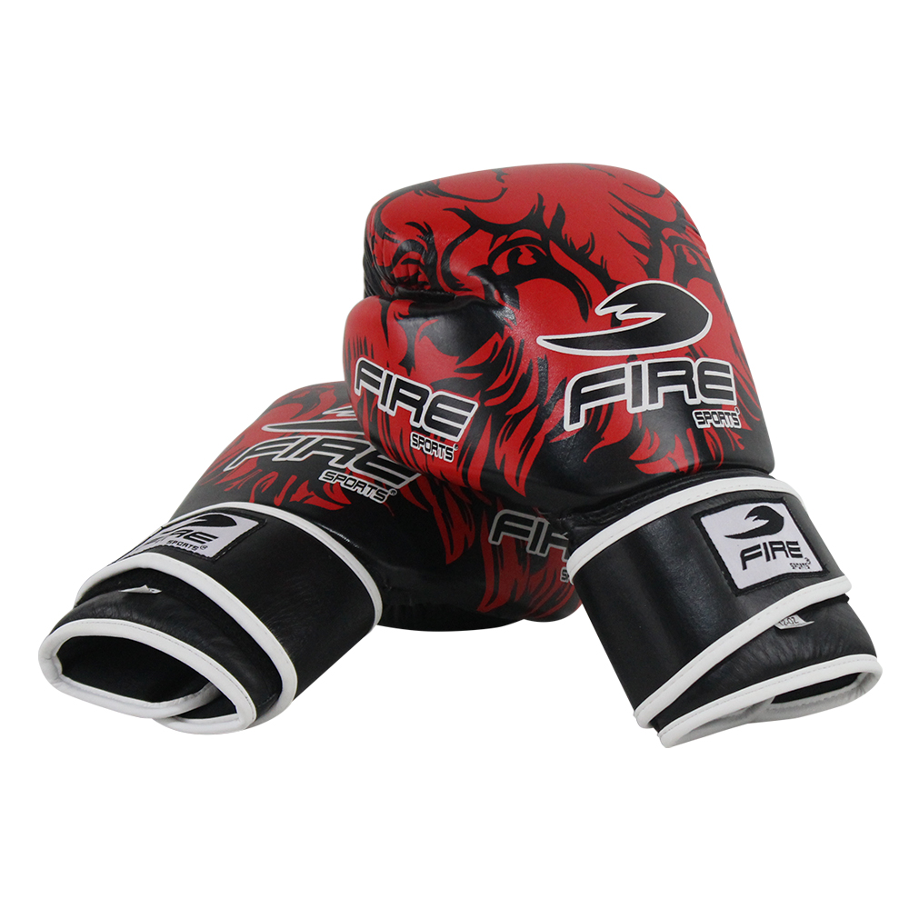 Foto 4 pulgar | Guantes de Box Piel Fire Sports Entrenamiento Tigre 12oz