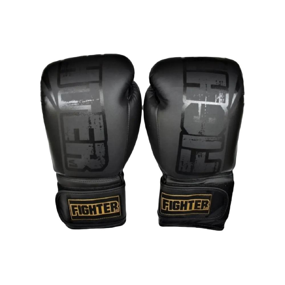 Guante de Box Voit Fighter-v1 color Negro 12 Oz