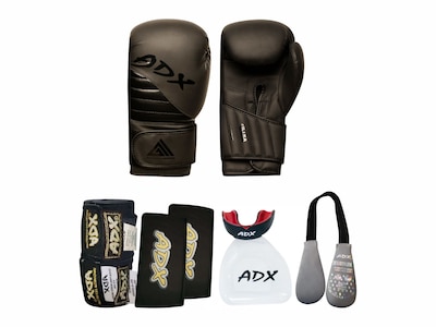 Foto 1 | Kit de Guantes para Boxeo Strong color Negro 8 Oz