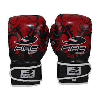 Foto 3 | Guantes de Box Pvc Fire Sports Entrenamiento 14 Oz Tigre