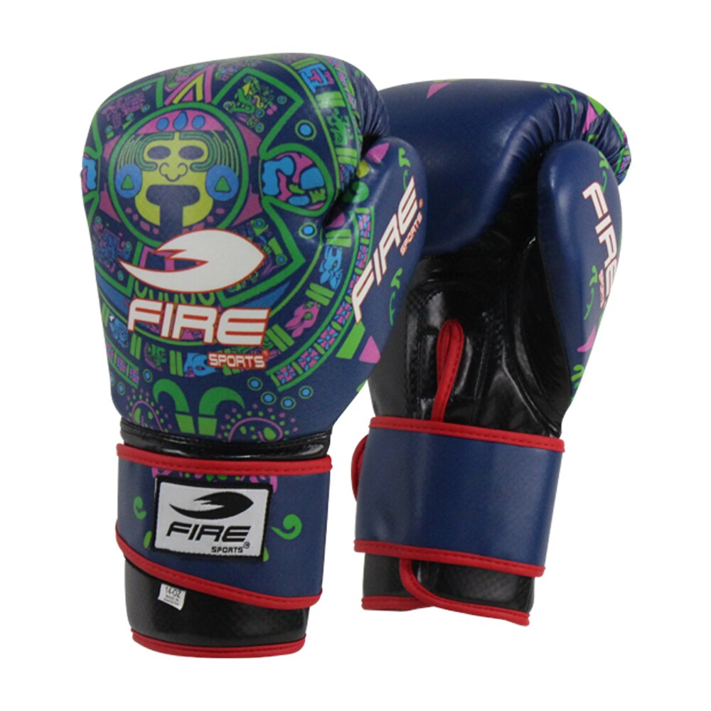 Guantes de Box Pvc Fire Sports Multicolor para Entrenamiento de 14 Oz Fire Time $1,199