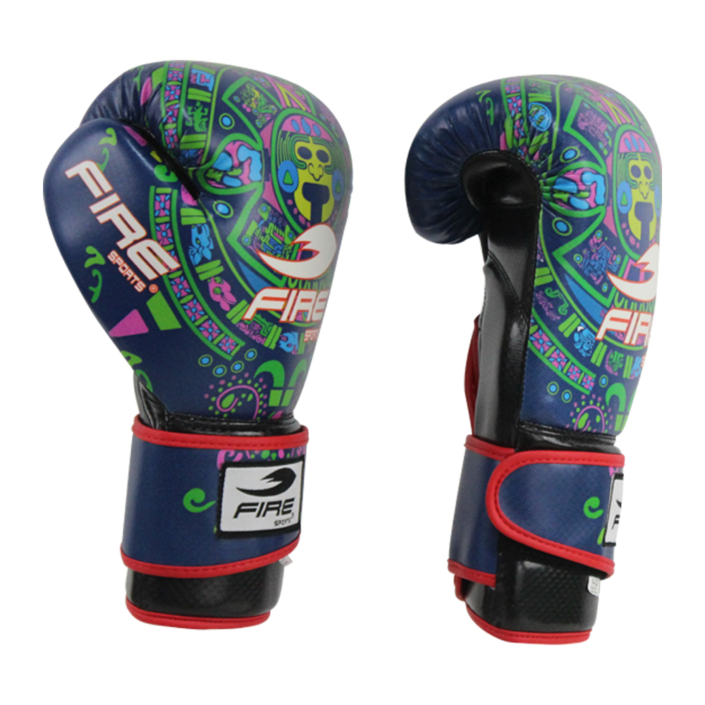 Foto 3 pulgar | Guantes de Box Pvc Fire Sports Multicolor para Entrenamiento de 14 Oz Fire Time