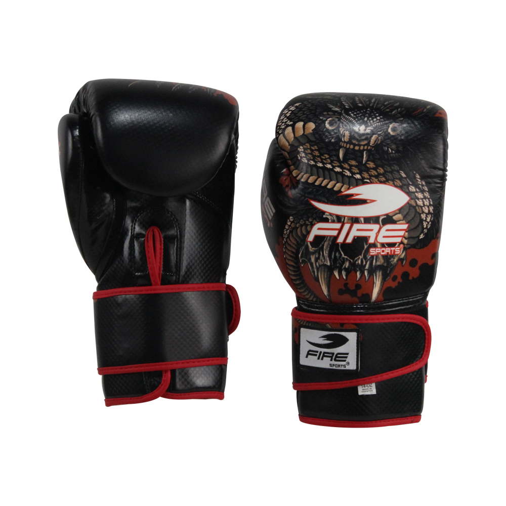 Foto 3 pulgar | Guantes de Box Pvc Fire Sports Entrenamiento 14 Oz Snake