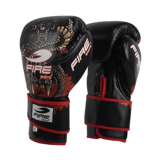 Foto 1 | Guantes de Box Pvc Fire Sports Entrenamiento 12 Oz Snake