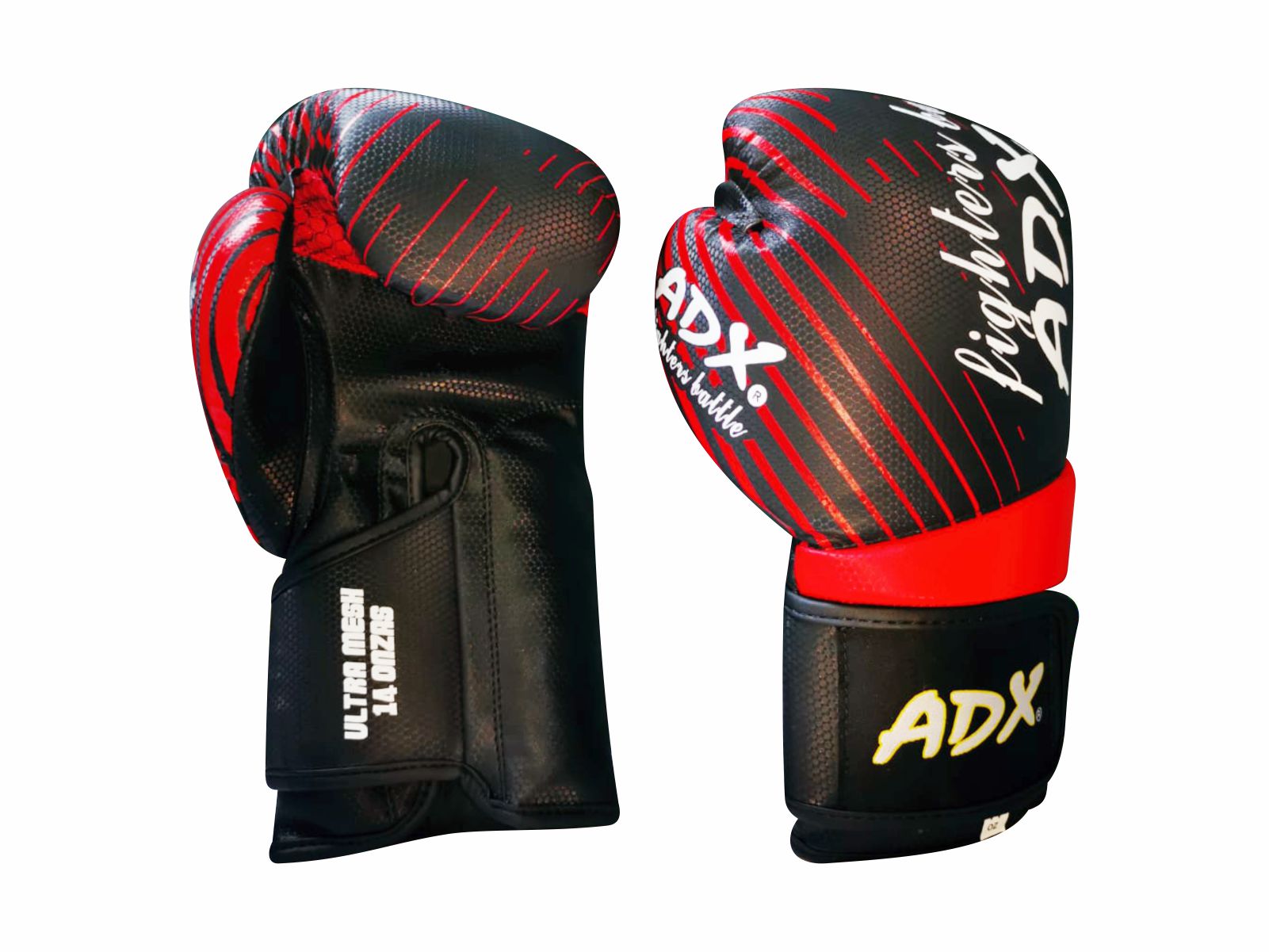Foto 2 pulgar | Kit de Guantes de Boxeo Fighter Adx color Rojo Kit de 8 Oz